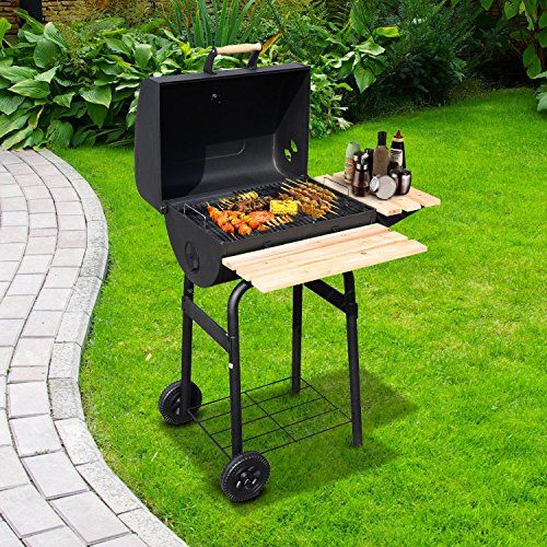 New%20Trolley%20Charcoal%20BBQ%20Barbecue%20Grill%20Patio%20Outdoor%20Garden%20Heating%20Heat%20Smoker%20%E2%80%93%20Black%20-%20Image%202