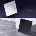 Bounce Press Floor Drain Black Floor Drain-Floor Cover Shower Room Push Down Drain Plug Shower Drain. 