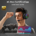 Edifier G35 PC Gaming Headset Hi-Res Sound Quality USB Over-Ear Headphone with 7.1 Surrounding Sound, 50mm Hybrid Driver, ENC Noise Cancelling Mic, 16.8m RGB Light for PC PS4 Mac Laptop Desktop Black | Headphones | Gaming | Headphones 7.1Surrounding |. 