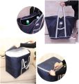High Quality Super Large Capacity Storage Bag For Clothes Blankets Closet Organizer Moving Tote Bag Zipper Durable Handbag Luggage Pack Size 23 x 19 x 23 Inches. 