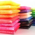 150g Bulk Bubble Particles Clay Slime Fluffy Children's Educational Toys Diy Color Clay 12 Colors Pearl Snowflake Clays Charms. 