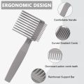 Beard Shaping Beard Shaper PLUS Comb & Barber Fade Combs Hair Cutting Tool For Line Up and Men Bread Comb Fading Comb Professional Barber Clipper Blending Flat Top Hair Cutting Comb Goatee Styling Template Combs Transparent for Hair Trim Beards Double Sid. 