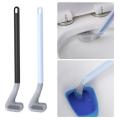 Golf Silicone Toilet Brushes Long Handled Toilet Cleaning Brush  Modern Style Hygienic Bathroom Accessories. 