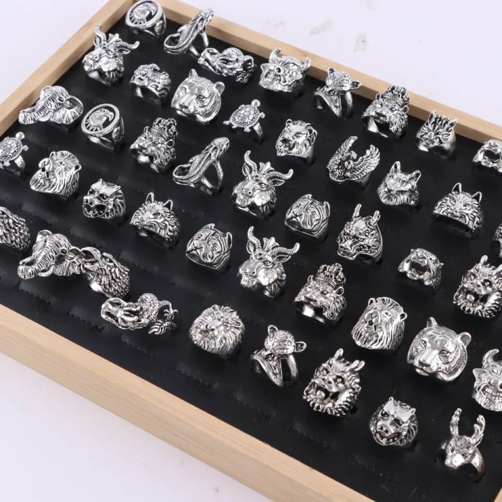 Wholesale%202Pcs/Lot%20Vintage%20Punk%20Animal%20Sull%20Skeleton%20Snake%20Opening%20Rings%20for%20Men%20Women%20Biker%20Cool%20-%20Image%205