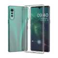 LG Velvet  Back Cover Transparent Soft Clear Silicon Crystal Ultra Thin Protective Case. 
