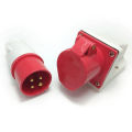 Industrial Plug Socket 3P/4P/5P IP44 Waterproof Electrical Connector Power Connection Industrial Plug 220V 380V 415V. 