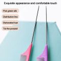 3Pcs/set Plastic Slick Brush Set Durable Brushing Combing Grooming Bristle Hair Brush Styling Tools for Edge Back Teasing Brush. 