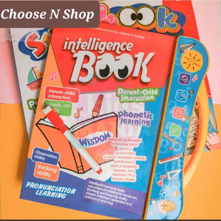 English Learning Electronic aid study Book For Kids with sound Early Education E book Alphabets, Numbers, Animals, Fruits, Shapes, Vehicles & Colors (Say NO Mobile to Kids)