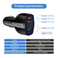 Fast charging- Ready Stock+COD QC 3.0 3 USB Car Charger Quick Charge 3.0 3-Ports Fast Charger For Car Phone Charging Adapter. 