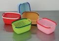 Plastic Storage Baskets Trays for Classroom, Office, Home, Kitchen Toy Storage Drawer - Storage Basket Multi Purpose Rack Kitchen Accessories Drawer Storage Basket Multi Color Decorative Design Kids Room Storage Cloth with Handle. 