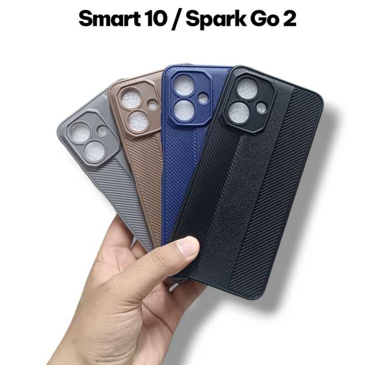 Tecno%20Spark%20Go%202%20/%20Infinix%20Smart%2010%20Back%20Cover%20Soft%20Leather%20Design%20Solid%20Color%20Silicon%20Anti%20Shock%20Design%20Camera%20Protection%20Phone%20Case%20Tecno%20Spark%20Go%202%20/%20Infinix%20Smart%2010%20-%20Image%206