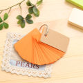 1 Packs Flash Cards Blank Study Cards with Binder Ring Mini Blank Flash Cards. 