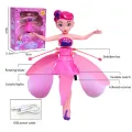 Magic Flying Fairy Princess Doll Flying Fairy Doll Toys for Girls Sky Dancers Flying Pixie Dolls Infrared Induction Control Toy. 