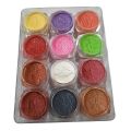 12 PCS PEARL GLITTER MICA POWDER FOR EYESHADOW SHIMMER DUST MICA POWDER FOR ART & CRAFT PARTY MAKE UP DUSTY LOOSE SHINY GLITTERS FOR EYES & NAILS. 