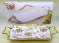Imperial Ceramic Serving Tray-Golden Print-12". 