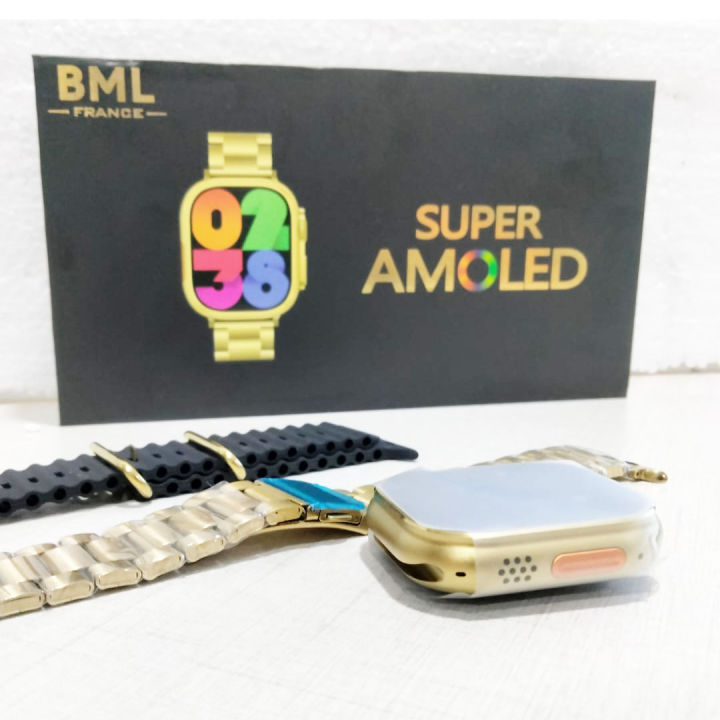 BML%20BW-16%20Ultra%20Gold%20Edition%20Super%20Amoled%20Smart%20Watch%20(Dual%20Strap)%20-%20Image%205