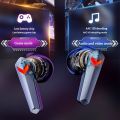 Wireless 5.3TWS Audio Earphones, IPX5 Waterproof Lifestyle, Scissor Door Charging Compartment, LED Power Display, Dual Mode Switching Of Game Music, Intelligent Fingerprint Touch Control, RGB Breathing Light, In Ear Earplugs To Prevent Detachment And Pain. 