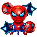 49 PCS Spiderman Birthday Theme Full Decoration Set for Birthday Boys, Blue & Red Theme Spider Man Happy Birthday Set Full Package. 