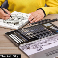 NYONI Professional Sketch Drawing Set & Sketching Kit 29 Pcs. 