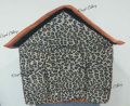 IMPORTED Cheetah Print CAT & PUPPY House - Large. 