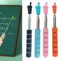 Finger Pointer Stick 1 Set Telescopic Finger Pointer Stick Stainless Steel Teachers Pointer for Classroom Home School Cute Finger Reading Stick for Children. 