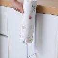 Door Cabinet Hanging Paper Towel Storage Rack Iron Cabinet Partition Layer Roll Paper Holder. 