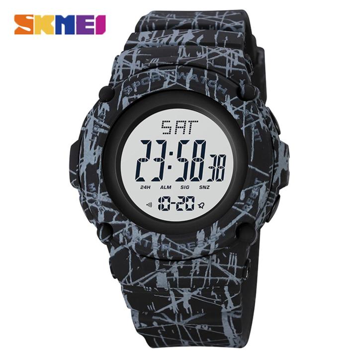 SKMEI Men Women Watch Fashion Waterproof LED Luminous Men Electronic Watch 1957