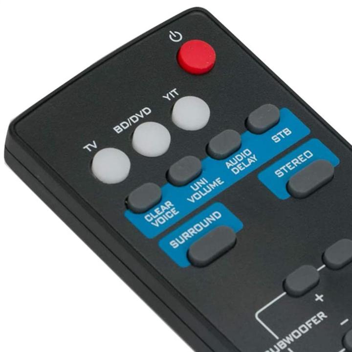 Nieuwe afstandsbediening vervangen voor Yamaha Soundbar ATS-1050 ATS-1060 ATS-1070 ATS-1080 YAS-1080 YAS-108 YAS-207 SRT-700 FSR66 FSR71 FSR73 FSR78 ZP80760 ZP807760 600 ZV. 28960 ZV289600 ZJ78750