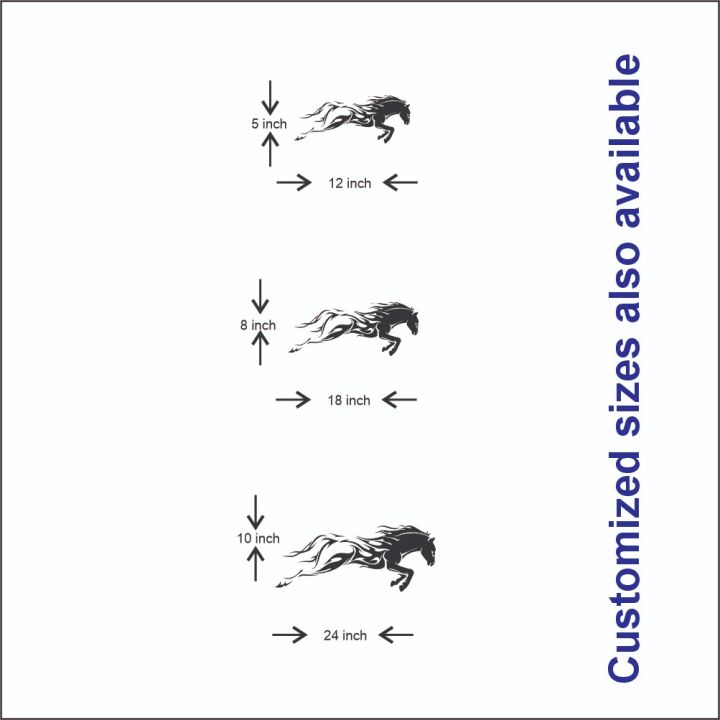 Sky%20Solution%20Decor%20Home%20Design%20Wall%20Sticker%20Running%20Horse%20Wall%20Sticker,%20Elegant%20decor%20-%20Image%204