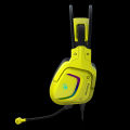Bloody G575 Virtual 7.1 Surround Sound Gaming Headset - RGB - 7.1 Virtual Sound - Detachable Mic. Design - USB Plug - Punk Yellow Colour. 