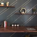 Tile Decoration Tape Golden and Silver 50 Meters , Width 1cm x Length 50 meters Home Floor Wallpaper Waterproof Tiles, Tile gap Tiles Stickers for Floor, Gap Sealing Self-Adhesive Tape Strip for Wall, Cabinet, Kitchen. 