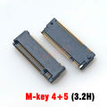 1PCS For LTK Connector SSD Interface NASM0 S6701 TP20 NGFF Slot M.2 Seat M - KEY 2.0 H 4 + 5 Type 3.0H H3.2 H4.2 H4.8 H6.5 H8.5. 