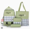 2024 New 4 Pcs Sets   School Backpack Women's Backpacks Schoolbags. 