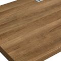 Smart Wooden Computer Table with X-Base Design - Versatile Home and Office Desk for Efficient Work and Study. 