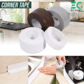 Corner Tape, PVC Self Adhesive Kitchen Corner Tape, Waterproof Wall Sticker Sealing Tape, Kitchen Sink Stove Toilet Bathroom Shower Bathtub Counter Basin Corner Tape 3.2m*2.2cm- EC MART.. 
