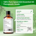 Lethe Ling HIQILI Spearmint Vanilla Rose Cinnamon Lemon Essential Oils,100ML Pure Oil for Diffuser, Humidifier, Massage Muscle Relief Bath. 