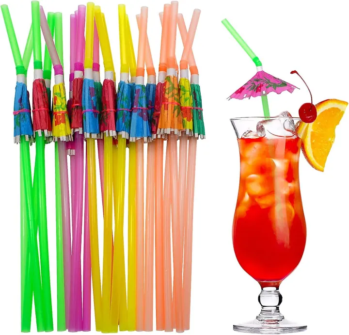 (20/40/80%20Pcs)%20Fancy%20Disposable%20Straw%20-%20Umbrella%20Straws%20-%20Disposable%20Straws%20with%20attached%20Paper%20Umbrellas%20-%20Image%202