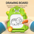 PinShang Children Magnetic Drawing Board Cute Dinosaur Double-sided Maze. 