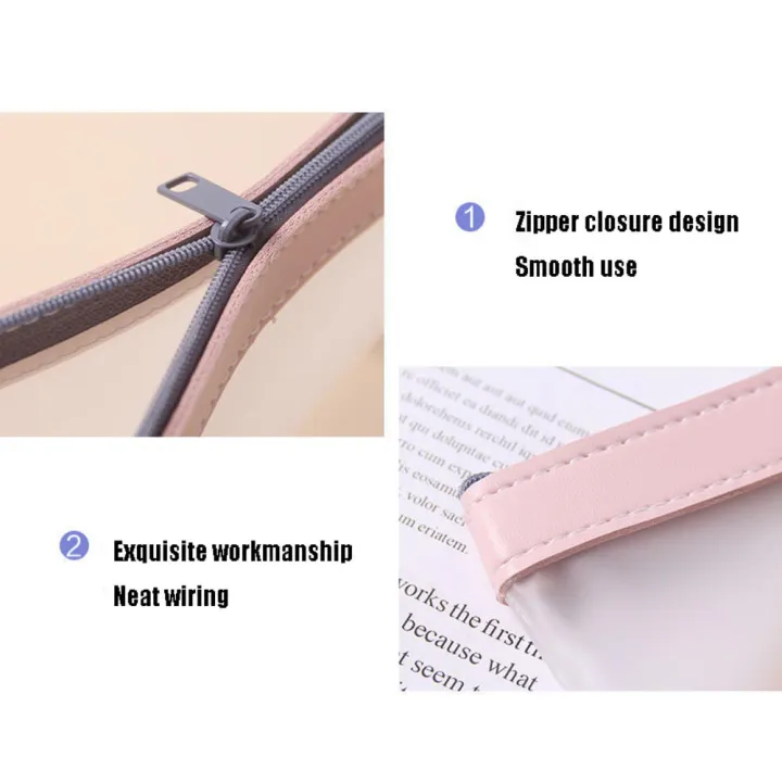 Sleek%20Stationery%20Box%20Girls'%20Pencil%20Case%20Transparent%20Pencil%20Bag%20Clear%20Pencil%20Case%20Frosted%20Stationery%20Bag%20-%20Image%203