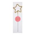 Star Shaped Sparkle Candle Birthday Party 5cm Sparkling candles for birthday. 