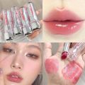 Waterproof Mirror Jelly Lipstick Water Light Solid Lip Gloss Lasting Moisturising Lipsticks Glossy Red Tint Lips Makeup. 