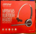 MpowM5 Wireless Bluetooth with Microphone, Headphones for Cell Phone, Noise Canceling. 