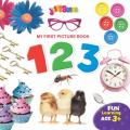 My First Picture Book - 123 Numbers - 1-20 Counting - 6 inches. 