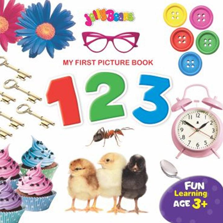 My First Picture Book - 123 Numbers - 1-20 Counting - 6 inches