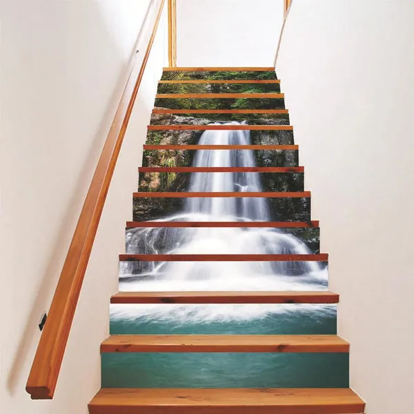 12Pcs%20Self-Stick%20Stair%20Riser%20Staircase%20Sticker%20Scenic%20Mural%20Decal%20Waterproof%20Wall%20Stickers%20Home%20Decor%20Self-Stick%20Art%20Wallpaper%20JF5605%20*Single%20sheet%20layout%20size:97%20*%2017cm(Approx.)%20-%20Image%202