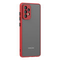 For Samsung Galaxy A52 - High Quality Matte PC Back Soft TPU Frame Shockproof Color Button with Camera Protection Lens Protection Camera Protective Back Cover Case For Samsung Galaxy A52. 
