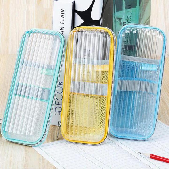 Transparent Pencil Pouch / School Stationery Pouch for Kids