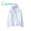 Student Sun Protection Coat Long Sleeve Elastic Cuff Zipper Unisex Coat. 