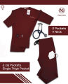 OT Dress: Doctors, Nurses, Cotton Basic OT Scrub for Men by MEDSURG. 