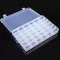 36 Compartment Craft Plastic Storage Case Box / Jewellery Storage Box by MO MART. 